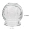 Healifty 6Pcs Cupping Therapy Sets: Glass Fire Thick Glass Cupping