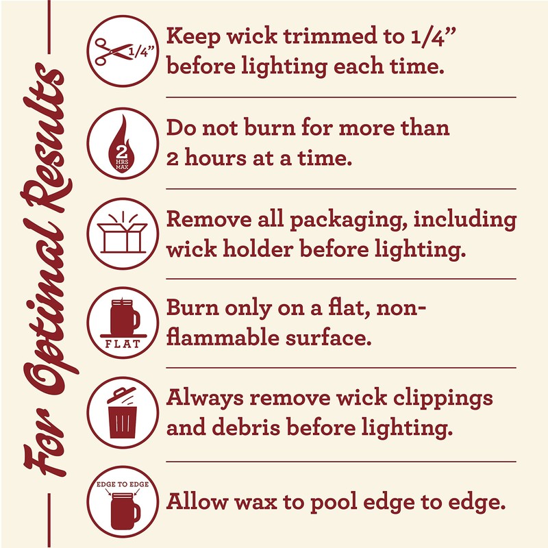 Our Own Candle Company Hot Apple Pie Scented Mason Jar