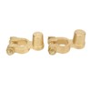 2PCS Battery Terminal Connectors Brass Negative Positive Car Battery Cable