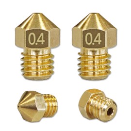 Sea 3D 5 x 0.6 mm MK8 Creality and Tronxy and Anet Nozzle 3D Printer Nozzle