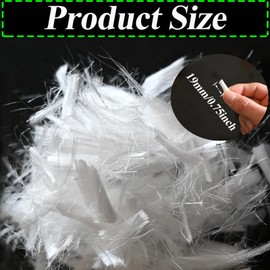 Polypropylene Fiber Reinforcement for Concrete - 19 mm, 3.7 LB