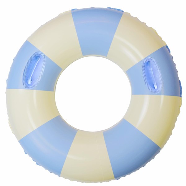 Siyzda Swim Ring for Adults, Cute Blue, 31.5 inches (80