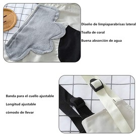 Voarge 2 Small Daisy Kitchen Aprons Adjustable Washable Waterproof Oily Kitchen Aprons with Pockets