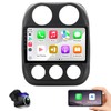 Wireless CarPlay Android Auto Radio for Jeep Patriot Compass 2010-2016