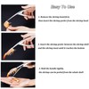 Shrimp peeling tool, 2-piece set, carving fork shrimp tool, stainless