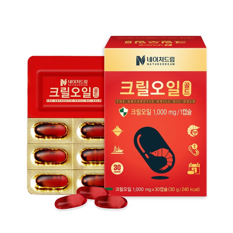 Nature Dream Krill Oil Gold 1,000mg x 30 capsules (1