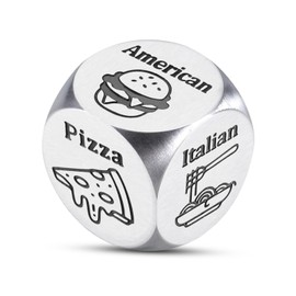 Food Dice, Food Decision Dice for Couples Valentines Day Gifts for Boyfriend Husband Valentines Day Gift for Her Him Gift for Man Who Have Everything Date Night Gifts for Wife Girlfriend Dinner Dice