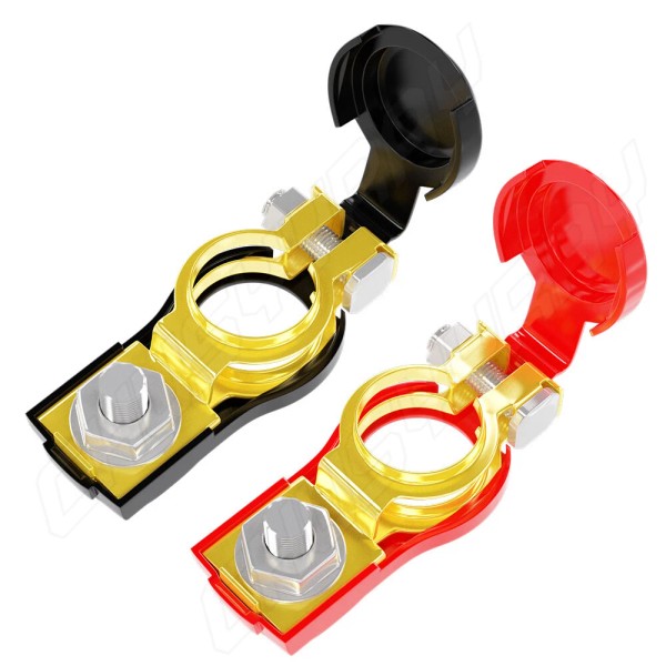 CHUSYYRAY Car Battery Terminal pair Auto Clamp clip Connector Adjustable