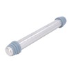 Rolling Pin Dough Roller Stainless Steel with 4 Silicone Guide