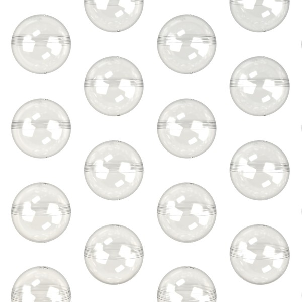 Vending Machine Capsules - 50 Pcs Toy Capsules - Clear