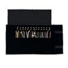 UnionPlus Velvet Travel Jewelry Roll Bag Organizer for Necklace, Elastic