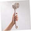 Abaodam Cepillo Exfoliante Corporal Eléctrico Beige Mango Largo