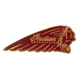 Indian Motorcycle Logo Pin, Red