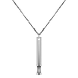 ASTOFLI Breathing Necklace (Sliver with mint flavor cotton wick)