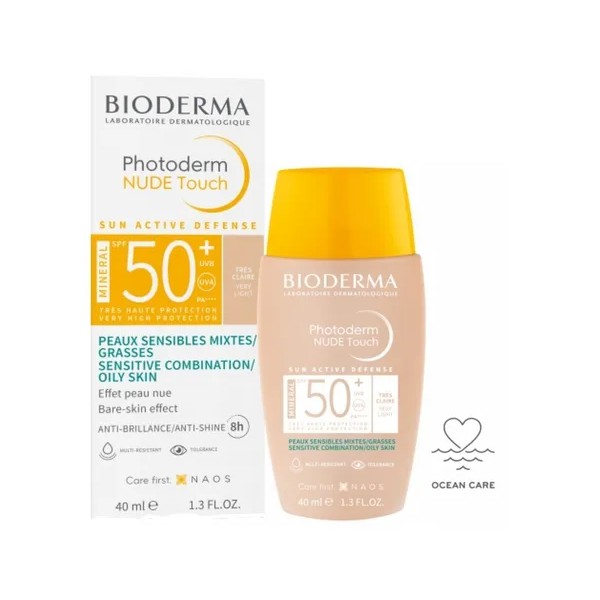 Bioderma Photoderm Nude Touch Spf50+ Mixta/grasa T.muy Claro