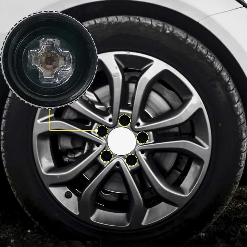 CLKE 542 Rim Lock Cracker, Rim Lock Adapter Key, Wheel