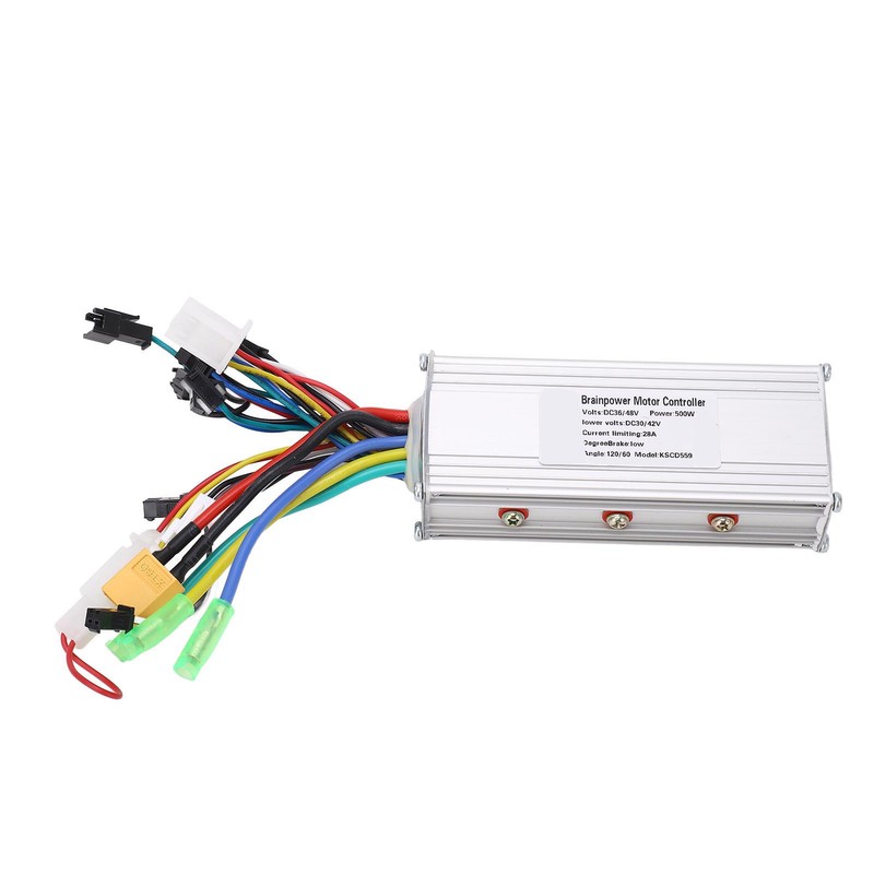 36V 48V 500W 28A Electric Bike Brushless Controller Aluminum Alloy