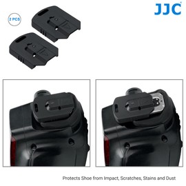 (2 Pack) JJC Shoe Connector Protect Cap for Canon EL-5 EL-1 600EXII 470EX 430EXIII EL-100 Flash Mounting Foot & Speedlite Transmitter Microphone GPS Receiver etc. Device with Multi-Function Shoe