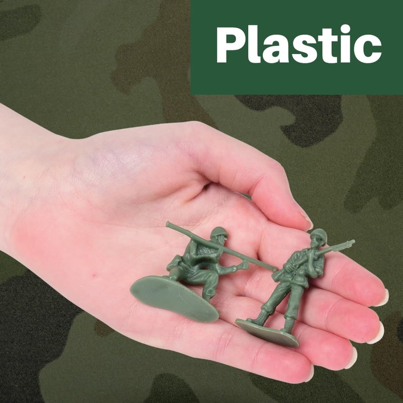 U. S. Toy Green Army Men Toy Soldiers Set, Classic