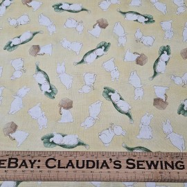 VIP Rock A Bye Bunny BTY Bunnies by the Bay VIP Exclusive Leaf Basket Yellow