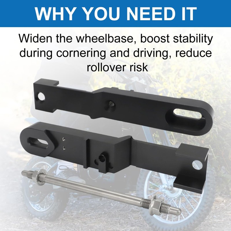 AUTOVIC Swing Arm Extension Kit 4''-5'' Widen for Razor MX650