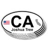 Joshua-Tree, California Oval Sticker - 4 Pack