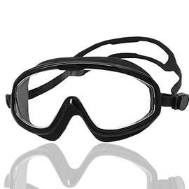 Diving Goggles, Anti-Fog Swimming Goggles Without Nose Adult Diving Goggles, No Leaky Swimming Goggles, Suitable for Men, Women, Teenagers, UV Protection, 180° Full Field of View