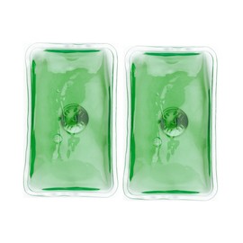 Pocket Warmers According to ISO 13485 Hand Warmers Heat Pads Finger Warmer Reusable Gel Pads Thermal Pads in Many Designs and Quantities of notrash2003® (Green, Pack of 2)