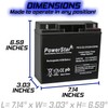 PowerStar® HR22-12 Genuine BB Battery - 22 amp hour -