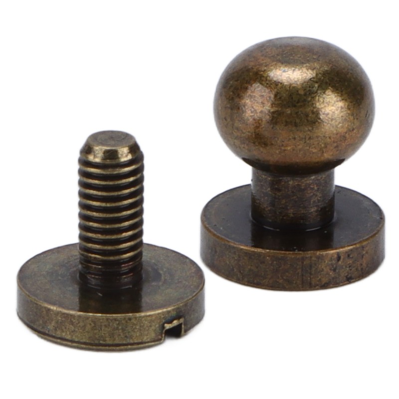 20set Brass Rivets Bronze Wear Resistance Luggage Hardware Accessories for