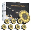 ELUTENG Solar Lights for Outside, 8 Pack Solar Ground Lights