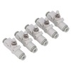 5PCS Throttle Valve Straight Through PVC Regulating Valve Pneumatic Fittings