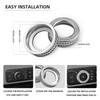 ZSJO Bling Car Accessory for Ford Explorer,Crystal Car Side Light