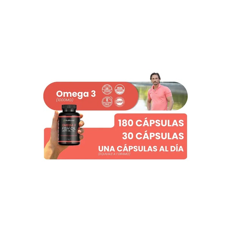 Aceite De Salmon Omega 3 1000mg Con Epa Y Dha