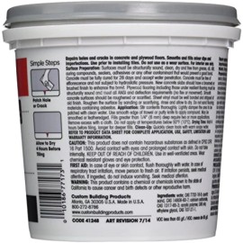 CUSTOM BLDG PRODUCTS FPQT Pre-Mixed Floor Patch