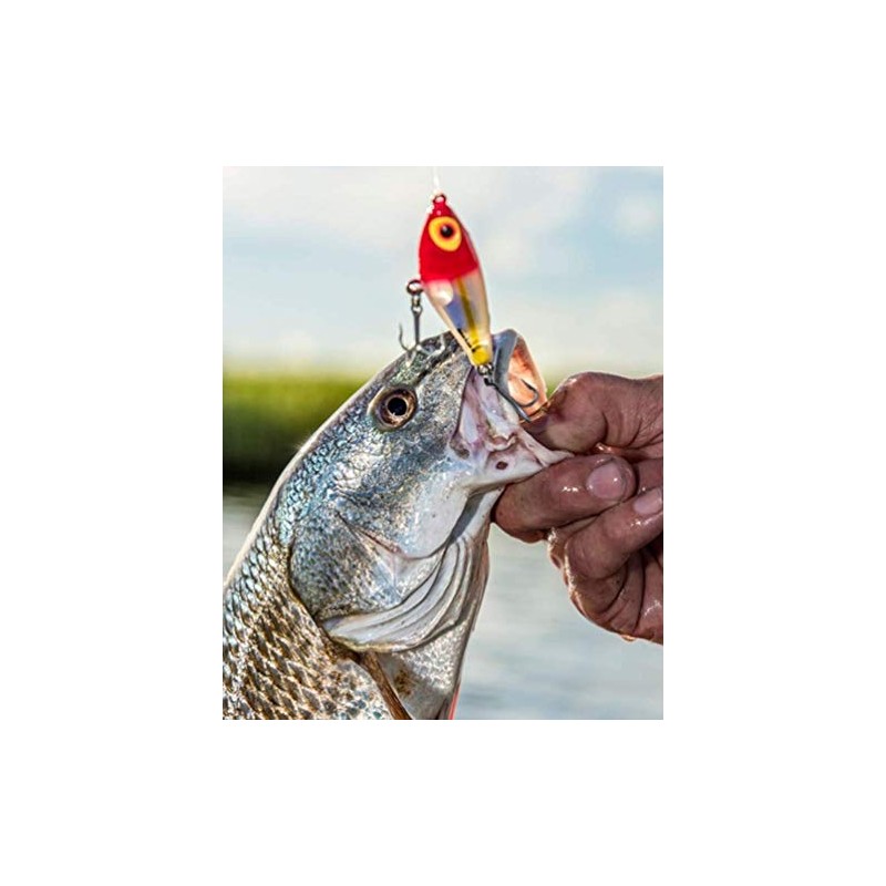 Bomber Lures BSWDTL3348 Saltwater Grade Badonk-A-Donk Low Pitch, Silver Flash/Pink