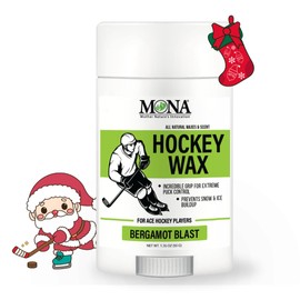 MONA Brands Elite Hockey Stick Wax for Ace Hockey Players | Premium Blade Protection | Improved Puck Control | Prevents Ice Buildup and Soggy Blade Tape (Bergamot Blast, 1-Pack)