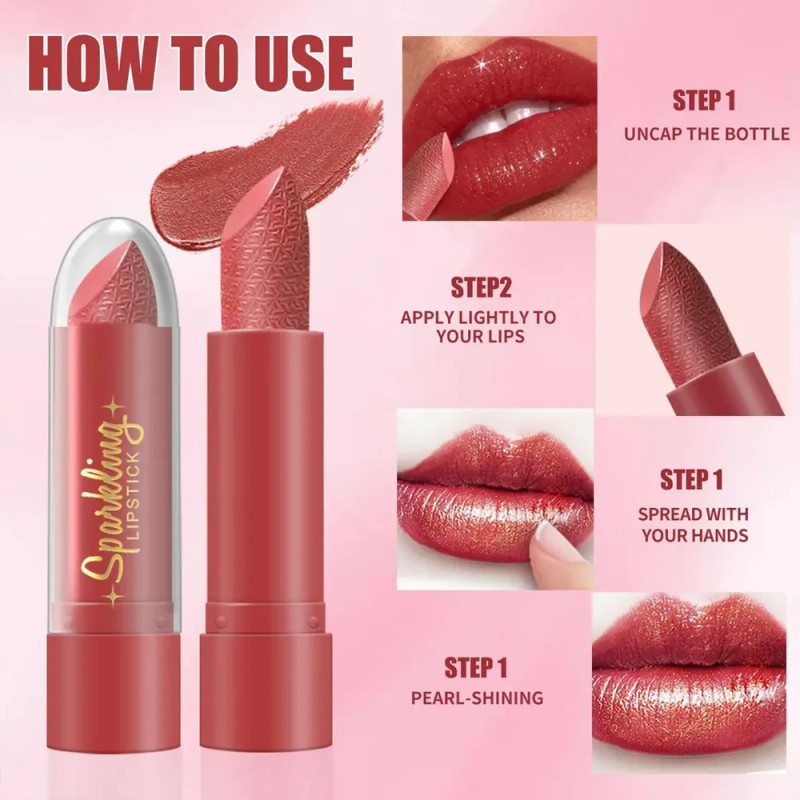 Pintalabios Brillante Tinte Labial Impermeable De Larga Dura