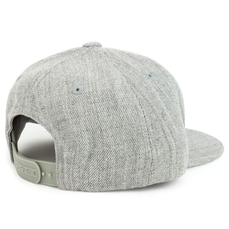 Armycrew Oversize XXL Gold Pig Patch Structured Flatbill Snapback Cap