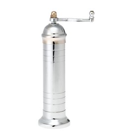 Pepper Mill Imports Atlas Salt Mill, Chrome, 8"
