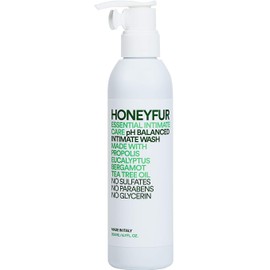 HONEYFUR Gel de higiene femenina equilibrado con pH | Limpiador íntimo natural | Refrescante calma la irritación | para pieles sensibles