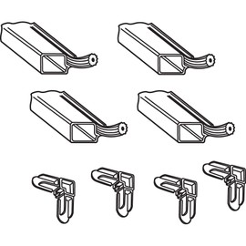 Prime-Line PL 7803 Screen Frame Kit, 5/16 In. x 3/4 In. x 36 In., Aluminum, Mill Finish (1 Kit)