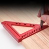 Carpenter's Square Aluminum Alloy Triangle Scribing Ruler Measuring Layout Tool