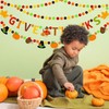 Doumeny 3Pcs Give Thanks Felt Ball Banner Fall Thanksgiving Felt