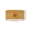 Cabilock Wood Napkin Storage Rack for Table Stylish Napkin Dispenser