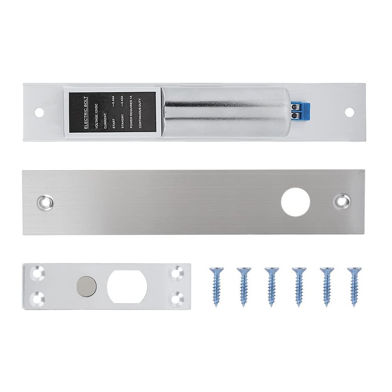 MAGT Deadbolt Lock, EL-2LC DC 12V Electric Mortise Lock Magnetic