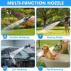 Garden Hose Nozzles,Hose Spray Nozzle with Adjustable 10 Watering Patterns