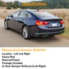 Abodvu Compatible with Chevy Malibu Rear Bumper Reflectors 2016-2022,Left Driver