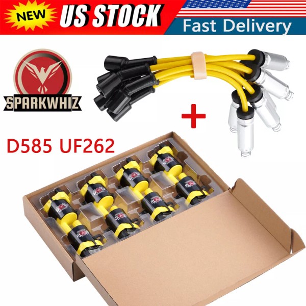 SPARKWHIZ 8Ignition Coil Pack Wire For Chevy Silverado 1500 2500