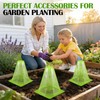40PCS Garden Cloches for Plants with 80PCS Ground Stakes,Reusable Plant